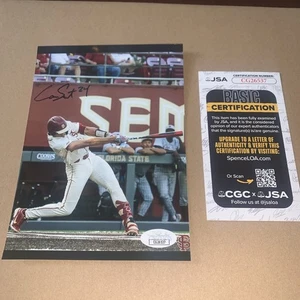 Cam Smith Signed 6x4 Photo Houston Astros Florida State Seminoles JSA COA(B) - Picture 1 of 3