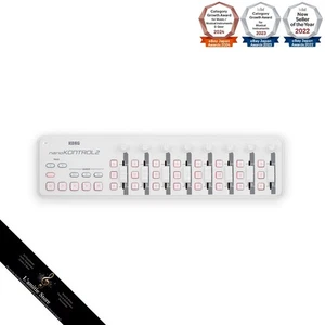 Korg nanoKONTROL2 WH USB Control Surface Slim-Line MIDI Controller Japan New - Picture 1 of 5