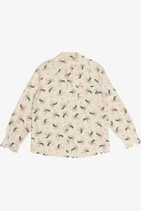 Seltener Vintage Loop Kragen Button Down Entenjagd Grafik 40/50er Jahre - Bild 1 von 10