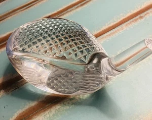 Waterford Golf Club Head Signed Glass Paperweight - Picture 1 of 5