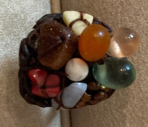 CONSEJO SUPERIOR Anillo de artista enamorado de los detalles Multicolor Talla única ajustable LLAMATIVO - Imagen 1 de 5