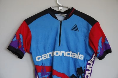 Cannondale vintage cycling jersey Made in USA size S small blue - Image 1 of 4