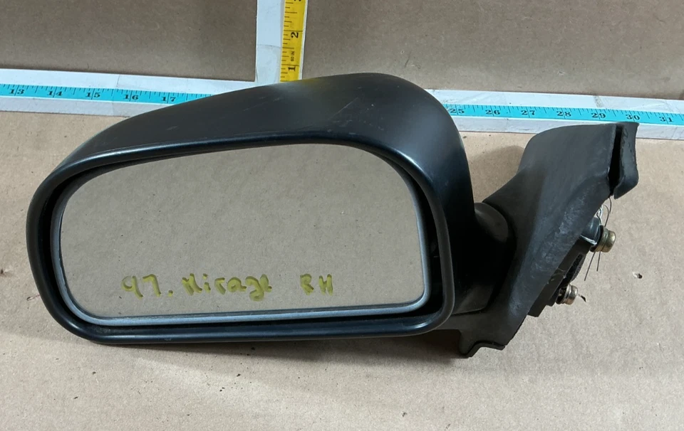 Espejo retrovisor lateral izquierdo conductor 2 puertas Mitsubishi Mirage 1997-1999 OEM Foto 1 de 4