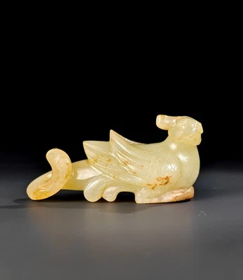 Raro pájaro águila fénix de jade chino dinastía Han 206 a.C.-220 d.C. Foto 1 de 4