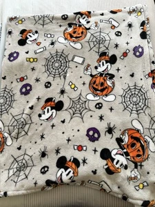 Disney Blanket Throw Halloween Mickey Minnie Mouse Pumpkin Plush 50 x 70" - Picture 1 of 4