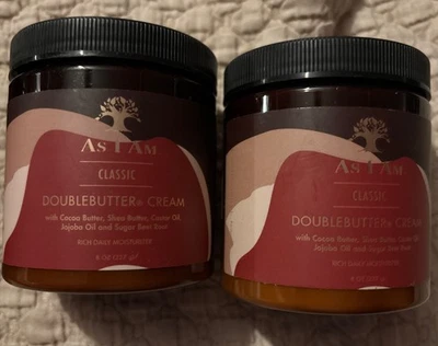 As I Am - 双黄油面霜 - 丰富的日常保湿霜 - 每件 8 盎司 — 第 1/3 张图片