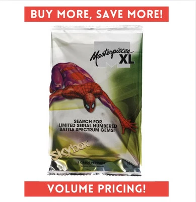 2024 Upper Deck Marvel Masterpieces XL Trading Cards Hobby Pack (Joe Jusko) NEW - Image 1 of 4