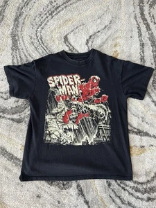 Marvel Comics Spider Man Herren T-Shirt Größe L Erwachsene schwarz rot weiß Grafik - Bild 1 von 5