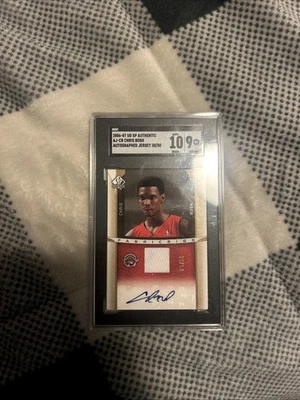 2006-07 SP Authentic Chris Bosh Patch Auto /50 - Image 1 of 2