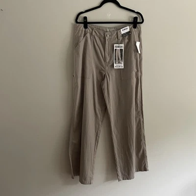 Rewash Juniors 11/30 Taupe 90s Y2K Super High Rise Carpenter Wide Leg Pants NWT - Image 1 of 4