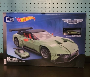 MEGA Hot Wheels Aston Martin Vulcan Collectible Building Set - 986pcs - Picture 1 of 5