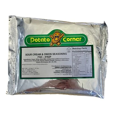 Potato Corner Sour Cream and Onion Fries Seasoning Powder  220GRAMS - Image 1 of 4