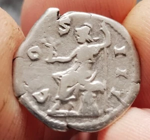 Marcus Aurelius A.D.161-180 AR Denarius ROMA COS III Genuine Ancient coin - Picture 1 of 5