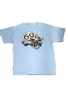 69 GIRL WITH MUSCLE CAR - T-Shirt - hellblau - Bild 1 von 1