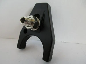 DISTRIBUTOR CLAMP BLACK Billet ALUMINUM CHEVY Hold Down HEI sbc bbc #7627BK - Picture 1 of 7