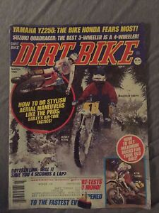 Dirt Bike March 1985 Vintage Magazine