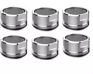 6er Pack Wasserhahn Belüfter 2,2 GPM Bad Waschbecken Belüfter Normal Standard Ersatz - Bild 1 von 12