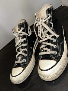 Zapatillas altas converse all star chuck taylor negras textiles M 3,5 W 5,5 - Imagen 1 de 16
