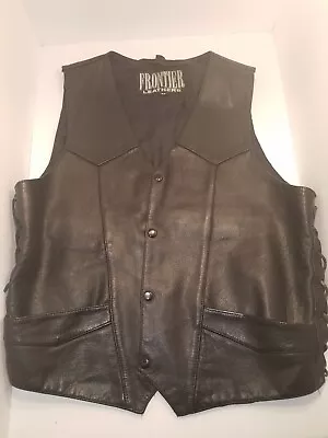 Frontier Leather Vest size 48 - Image 1 of 4