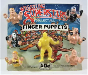 Vintage Wrestling Super Stars Spielzeug Preise alter Gumball Verkaufsautomat Versandkarte #229 - Bild 1 von 1