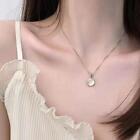 Carving Natural White Ice Jade Marrow Water Droplet Gift{ Necklace Pendant P2A3