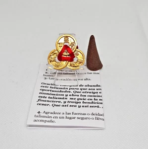 TALISMÁN MONEDA CHINA Feng Shui PROSPERIDAD SUERTE PROTECCIÓN ORACIÓN INCIENSO - Imagen 1 de 2