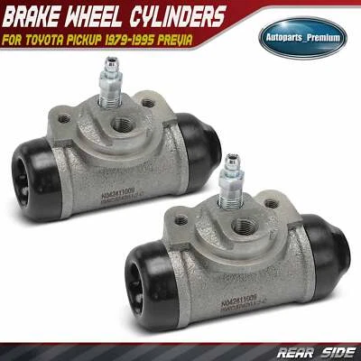 2x Rear Drum Brake Wheel Cylinders for Toyota Pickup 1979-1995 Previa 1991-1997 - Image 1 of 4