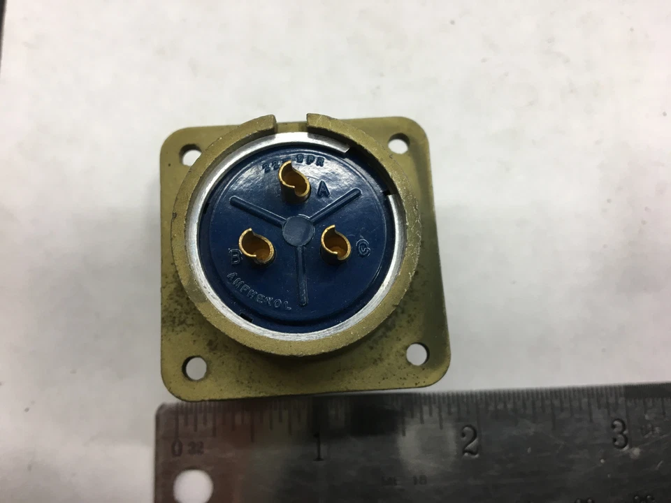 AMPHENOL MS3102A22-9P ELECTRICAL RECEPTACLE CONNECTOR - Image 1 of 1