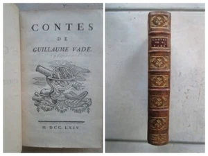 VOLTAIRE : CONTES de Guillaume VADE, 1764 + Texte biblique à l'index, 1760. - Bild 1 von 24