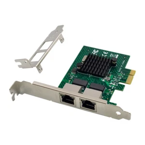 2 Ports RJ45 Lan card PCI-E X1 Gigabit Server Network Card 1000Mbps - Picture 1 of 4