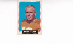 1964 TOPPS FOOTBALL #63 JERRY STURM Denver Broncos - Picture 1 of 1