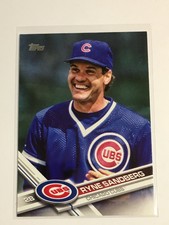 F61363 2017 Topps Update #US10E Ryne Sandberg Sp Cubs impressão Curta
