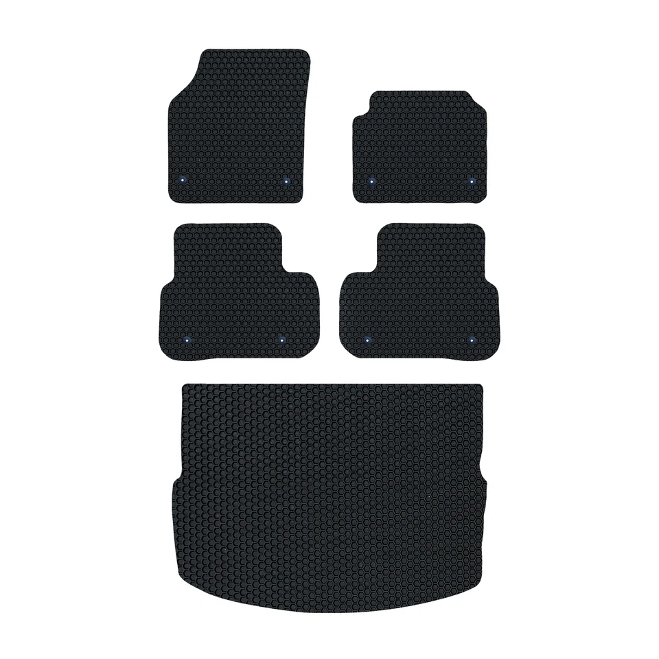 Резиновые автомобильные коврики на заказ Land Rover Discovery Sport 2015-2020 + комплект подкладок для ботинок - Изображение 1 из 4