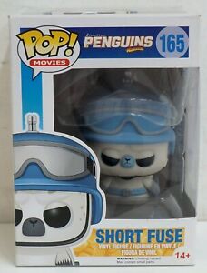 Funko Pop! Movies: Short Fuse. Penguins Madagascar n. 165. Action Figure cm 1...