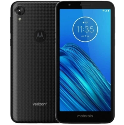 Motorola Moto E6 4G LTE 16GB (Verizon) - Black Smartphone - Grade A - Image 1 of 4