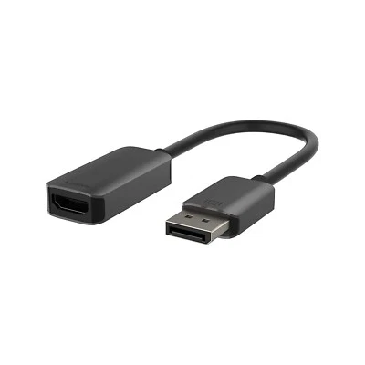 Belkin Active Displayport to HDMI Adapter 4K HDR DP1.2 to HDMI2.0 AVC011BTSGY-BL - Image 1 of 4