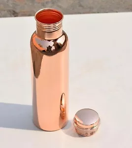 Copper Bottle - 1 Liter Copper Water Bottle - 100% Pure Copper with Leak Proof - Picture 1 of 10