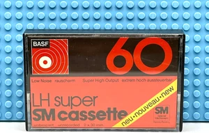 BASF SUPER LH SM 60 1975 JAPAN BLANK CASSETTE TAPE (1) (USED) - Picture 1 of 6