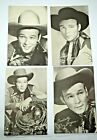 Lot Of 4 Vintage Roy Rogers Arcade Cards Western Cowboy Actor Singer No.3