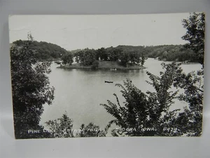 Vintage 1946 RPPC Pine Lake State Park Eudora Iowa Postcard - P44 - #13 - Picture 1 of 5