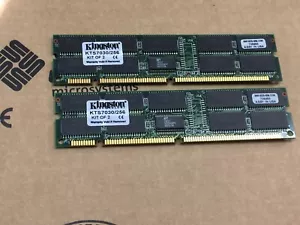 KINGSTON 736965, 9901835-004.C0, 256mb Memory KIT, EDO, 168-Pin = Test-PASS - Picture 1 of 11