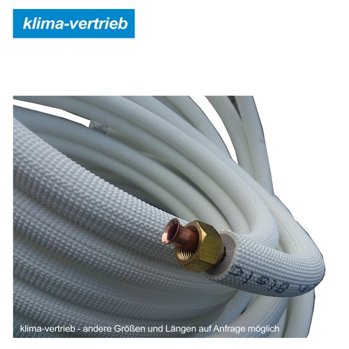 Black Panda Kupferrohr-Set Für Klimaanlagen – 2x7m, 1/4" & 3/8" Mit 9mm Isolierung, 99,9% Kupfer