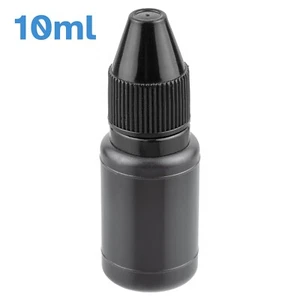 10ml Black Ink Self Inking Stamps Refill Pad Office Equipment Paper Craft Supply - Bild 1 von 4