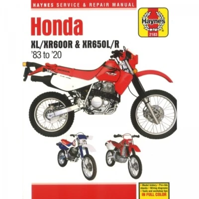 HAYNES PUBLISHING Honda Motorrad XL/XR600R y XR650L/R (1983-2020) Workshop Manual Haynes