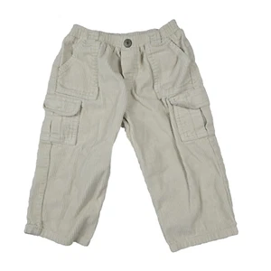 Pantalones Hartstrings Bebé Niño Pana Beige Caqui Talla 24 Meses Bolsillos - Imagen 1 de 5