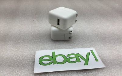 LOTE DE 2 Apple A1357/A1205 10W USB Bloque Cargador de Pared para iPhone iPad iPod Foto 1 de 4