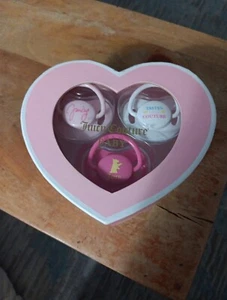 Set regalo trio ciucci ciuccio ciuccio JUICY COUTURE edizione limitata - Foto 1 di 3