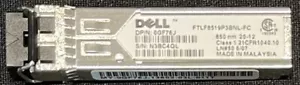 New Dell SFP GBIC Transceiver / FTLF8519P3BNL / GF76J - Picture 1 of 6