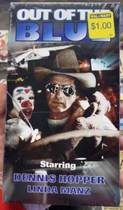 Vtg 1999 Out Of The Blue VHS Dennis Hopper Gemstone Rare Cover Variant Sealed - Picture 1 of 3