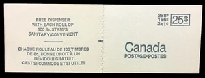 CANADA 1967 CENTENNIAL BKLT #69a ***PEBBLE  C-U-R-V-E-D   ***PRINTING VARS - Picture 1 of 6